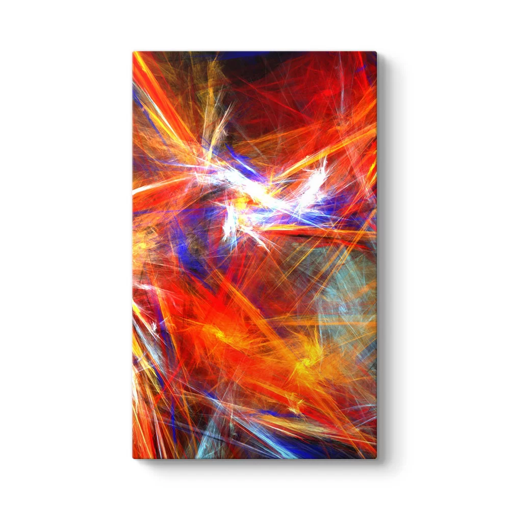 Neon Çizgiler Tablosu - Model 35